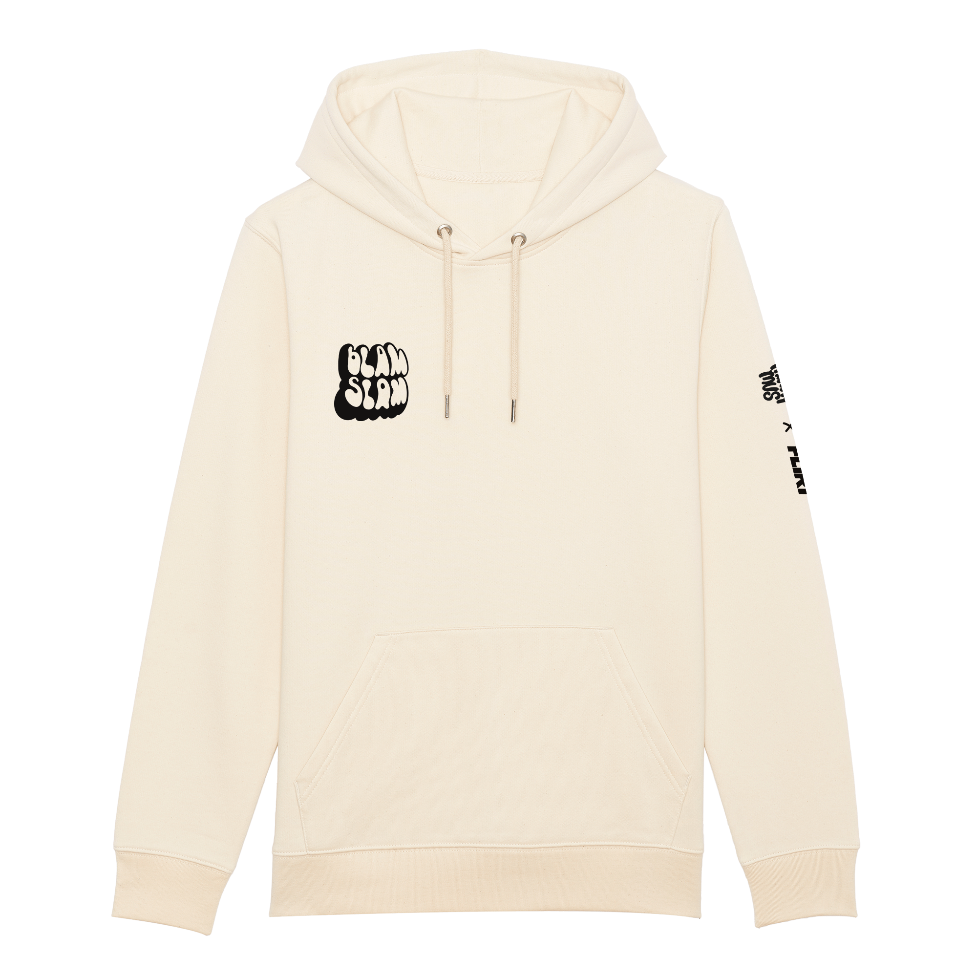 Unisex Minky Mus x FLIRT t-shirt lavet af økologisk bomuld, er PETA vegan approved og GOTS certificeret. Findes i beige, som en minimalistisk dansk oversized streetwear t-shirt til kvinder og mænd.